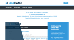 Desktop Screenshot of decatrainer.com